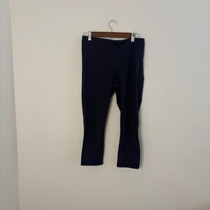 Kirkland Signature Navy Leggings Womens Large Capri workout